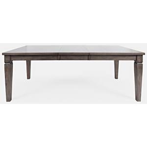Lincoln Square Brown Wood Extension Dining Table by Jofran Furniture