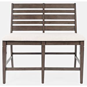 Lincoln Square Brown Counter Bench by Jofran Furniture