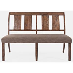 Mission Viejo Brown Dining Bench by Jofran Furniture
