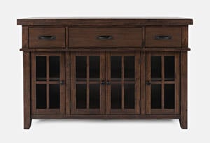 Misson Viejo Brown Buffets w/3 Drawer by Jofran Furniture