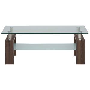 Compass Tempered Glass Rectangle Cocktail Table by Jofran