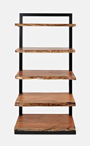 Nature's Edge Natural Bookcase w/5 Shelf by Jofran Furniture