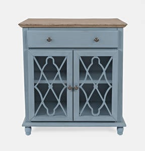 Aurora Hills Blue Bisque 2 Door Accent Chest-B by Jofran Furniture