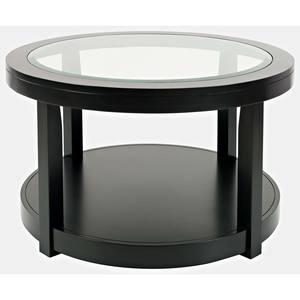 Urban Icon Black Round Coffee Table by Jofran