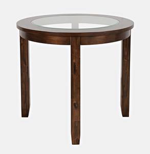 Urban Icon 42 Inch Round Merlot Counter Table by Jofran