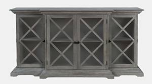 Carrington Grey Four Door 70 Inch Breakfront Cabinet by Jofran