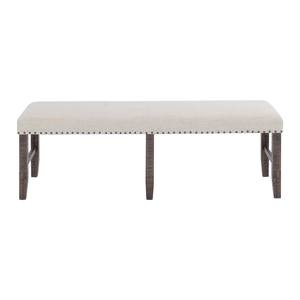 Willow Creek Chocolate Brown Upholstery Dining Bench by Jofran