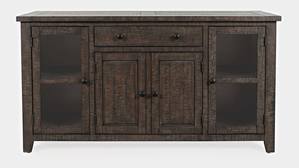 Willow Creek Chocolate Brown Wood Doors Server by Jofran