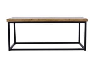 Ames Rectangle Natural/Black Coffee Table by Jofran