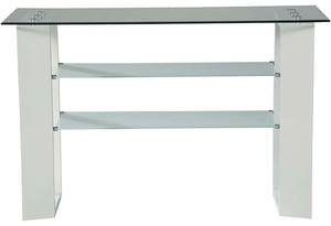 Modena White Sofa Table by Jofran
