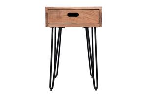 Rollins Natural Chairside Table by Jofran
