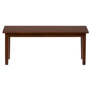Simplicity Dark Brown Wooden Dining Room Table Bench by Jofran Furniture