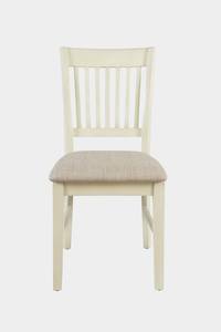 Craftsman Antique Cream Upholstery Desk Chair by Jofran