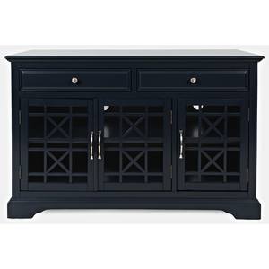 Craftsman 50 Inch Navy Blue Media Unit by Jofran Furniture