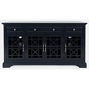 Craftsman 60 Inch Navy Blue Media Unit by Jofran Furniture