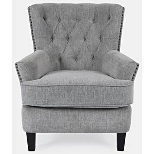[Floor Sample] Accent Bryson Grey Accent Chair by Jofran Furniture