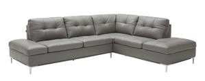 Leonardo Gray Sectional Sofa w/Storage by J&M Furniture