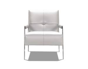 I765 Modern Silver Gray Armchair by J&M Furniture