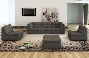 Lego 6 Pcs Sofa Set Gray by J&M Furniture