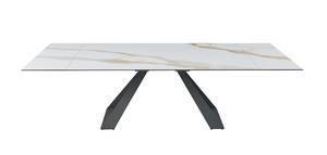 Swan Ceramic Top Extensions Dining Table by J&M Furniture