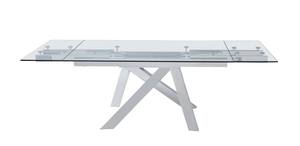 Premier Glass Top Extensions Dining Table by J&M Furniture