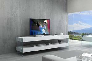 Cloud High Gloss White TV Base by J&M Furniture