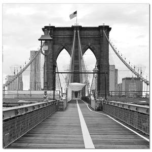 Premium Acrylic Wall Art Brooklyn Bridge Flag - SH-71598B by J&M Furniture