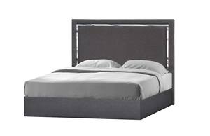 Monet Charcoal Platform Bed by J&M Furniture