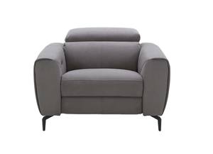 Lorenzo Motion Gray Fabric Chair by J&M Furniture