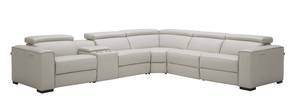 Picasso 6 Pcs Motion Sectional Silver Gray by J&M Furniture