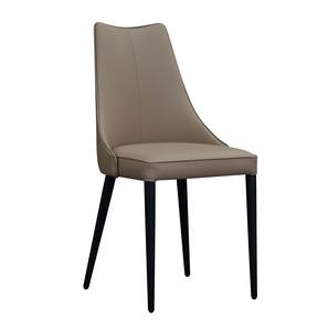 Bosa Dining Chair in Tan w/Black Legs (Set of 2) by J&M Furniture