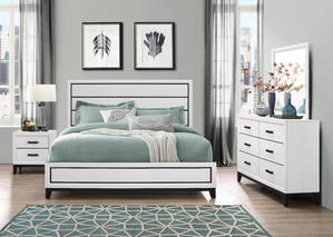 Kate White Bedroom Set by Global Furniture
