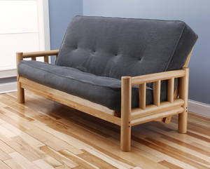 Lodge Full Futon Bed w/Mattress Package Natural by Kodiak