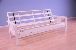 Monterey Futon Frame Antique White by Kodiak