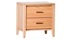 Luna 2 Drawer Nightstand Natural by Comfort Pure
