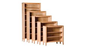 Luna 39 Inch Bookcase Natural by Comfort Pure