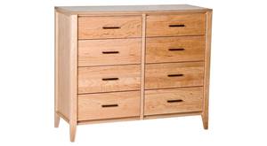 Luna Small 8 Drawer Dresser Natural by Comfort Pure