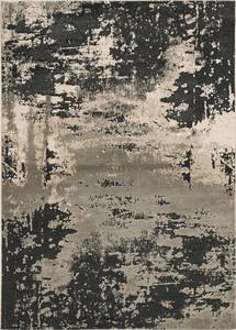 Luna Silver Charcoal Eclipse Area Rug by KAS Rugs