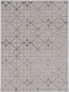 Luna Ivory/Silver Elements Area Rug by KAS Rugs