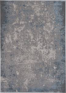 Luna Silver/Blue Natural Area Rug by KAS Rugs