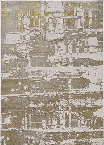 Luna Ivory/Gold Escape Area Rug by KAS Rugs