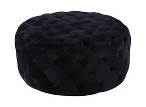 Addison Black Velvet Ottoman Bench by Meridian Furniture