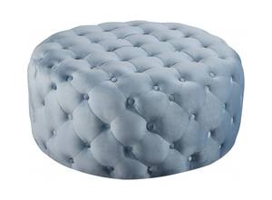 Addison Sky Blue Velvet Ottoman Bench by Meridian Furniture