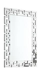 Aria White Mirror by Meridian Furniture