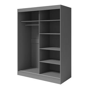 Aria 2 Door 47" Modern Wardrobe w/Mirror by Meble Furniture