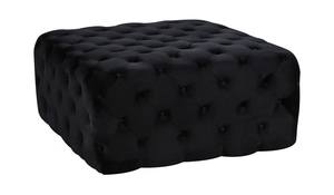 Ariel Black Velvet Ottoman Bench by Meridian Furniture