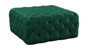 Ariel Green Velvet Ottoman Bench by Meridian Furniture