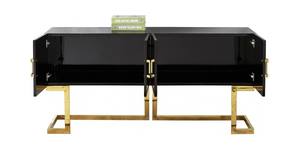 Beth Black & Gold Wood Buffet Console Table by Meridian Furniture