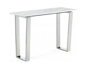 Carlton Chrome Stainless Steel Console Table by Meridian Furniture
