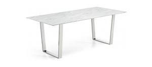Carlton Chrome Dining Table by Meridian Furniture